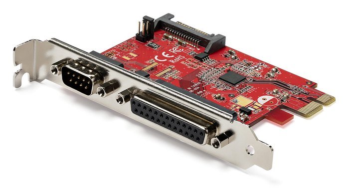 StarTech.com PCIe serial and parallel port card